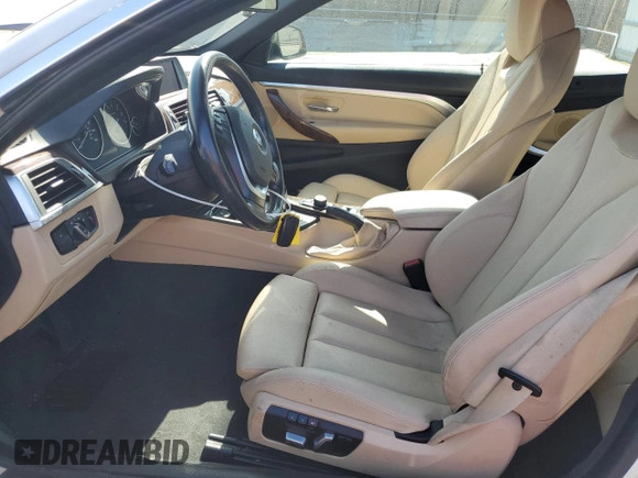 2018 BMW 4 Series 430i with VIN WBA4Z1C59JEC73155, listed as a Copart auction lot 57914725 with 57,909 mi miles and Salvage title. Bid and sale history available at DreamBid. Image 7.