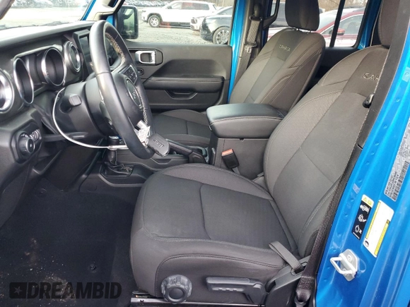 2022 Jeep Wrangler Unlimited Sahara z VIN 1C4HJXEG3NW246088, wystawiony jako Copart lot #50167185 z przebiegiem 16 074 mil mil oraz Nie do naprawy • Non repairable. Historia ofert i sprzedaży dostępna na DreamBid. Obrazek 7.
