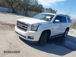 2017 GMC Yukon SLT with VIN 1GKS1BKC7HR368759, listed as a IAAI auction lot 41477644 with 1 mi miles. Bid and sale history available at carsss.com. Image 2.