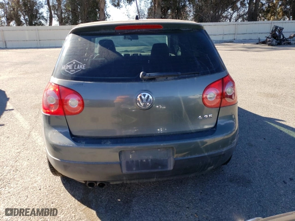 2008 Volkswagen Rabbit S with VIN WVWAB71K78W164653, listed as a Copart auction lot 85493904 with 0 mi miles and Salvage Title. Bid and sale history available at carsss.com. Image 6.