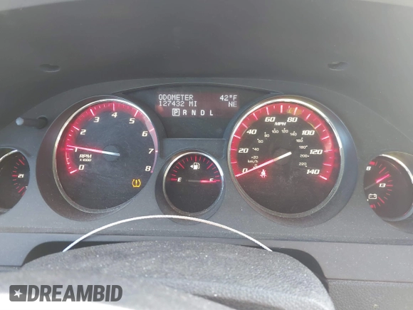 2011 GMC Acadia SLT1 with VIN 1GKKVRED0BJ387824, listed as a IAAI auction lot 41747934 with 127,432 mi miles. Bid and sale history available at carsss.com. Image 7.