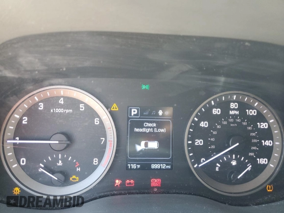 2017 Hyundai Tucson Value z VIN KM8J33A25HU285145, wystawiony jako Copart lot #53126025 z przebiegiem 89 912 mil mil oraz Szkoda całkowita • Salvage title. Historia ofert i sprzedaży dostępna na DreamBid. Obrazek 9.