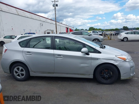 2013 Toyota Prius One with VIN JTDKN3DUXD5550436, listed as a IAAI auction lot 42065147 with 184,759 mi miles. Bid and sale history available at carsss.com. Image 13.