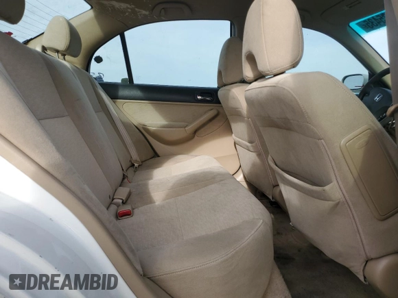2005 Honda Civic with VIN JHMES96625S012449, listed as a Copart auction lot 51875435 with 166,452 mi miles and Salvage Title. Bid and sale history available at DreamBid. Image 10.