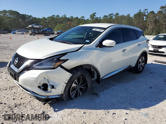 2022 Nissan Murano S with VIN 5N1AZ2AJ5NC113781, listed as a Copart auction lot 80517664 with 25,683 mi miles and Clean Title. Bid and sale history available at DreamBid. Image 1.