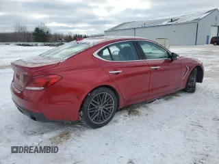 2019 Genesis G70 Advanced with VIN KMTG74LE7KU027279, listed as a Copart auction lot 88321585 with 99,503 mi miles and Salvage Title. Bid and sale history available at DreamBid. Image 3.