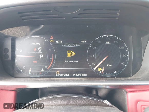 2014 Land Rover Range Rover Sport Supercharged with VIN SALWR2TF5EA367255, listed as a IAAI auction lot 41679387 with 144,005 mi miles and . Bid and sale history available at DreamBid. Image 7.