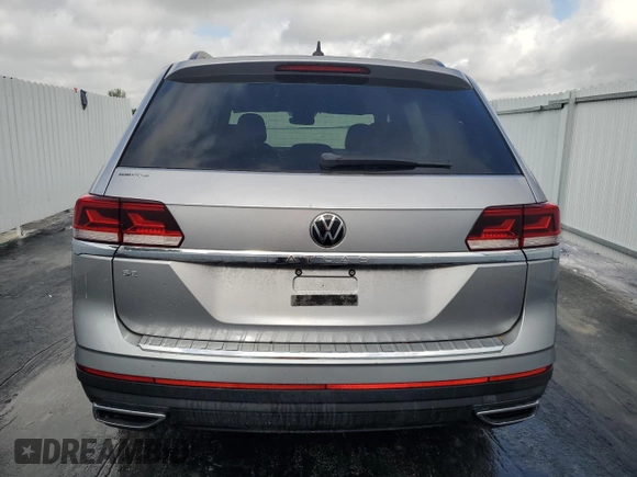 2022 Volkswagen Atlas SE with VIN 1V2DP2CA2NC501943, listed as a Copart auction lot 51181225 with 70,604 mi miles and Clean title. Bid and sale history available at DreamBid. Image 6.