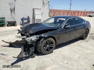 2017 BMW 4 Series 430i with VIN WBA4F7C38HG787973, listed as a Copart auction lot 59938104 with 0 mi miles and Salvage Title. Bid and sale history available at carsss.com. Image 1.