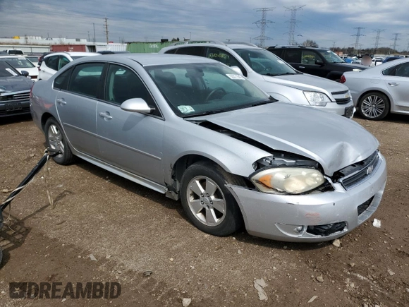 2010 Chevrolet Impala LT with VIN 2G1WB5EK0A1218448, listed as a Copart auction lot 50371945 with 167,017 mi miles and Salvage Title. Bid and sale history available at DreamBid. Image 4.