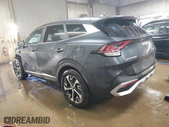 2023 Kia Sportage EX with VIN 5XYK33AF7PG124551, listed as a Copart auction lot 49976855 with 17,593 mi miles and Salvage Title. Bid and sale history available at carsss.com. Image 2.
