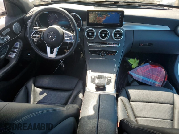 2020 Mercedes-Benz C 300 with VIN 55SWF8EB8LU327882, listed as a Copart auction lot 60080425 with 38,045 mi miles and Salvage title. Bid and sale history available at DreamBid. Image 8.