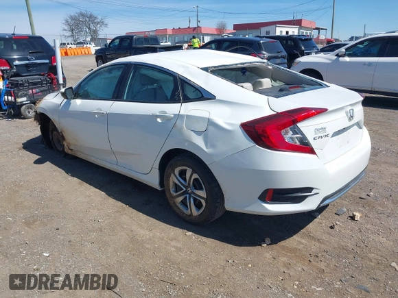 2016 Honda Civic Sedan LX with VIN 19XFC2F54GE018440, listed as a IAAI auction lot 41842654 with 99,315 mi miles. Bid and sale history available at carsss.com. Image 3.