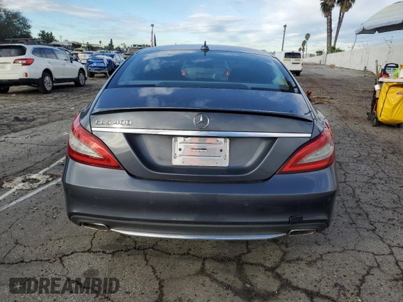 2015 Mercedes-Benz CLS-Class CLS 400 with VIN WDDLJ6FBXFA134822, listed as a Copart auction lot 82959723 with 33,754 mi miles. Bid and sale history available at carsss.com. Image 6.