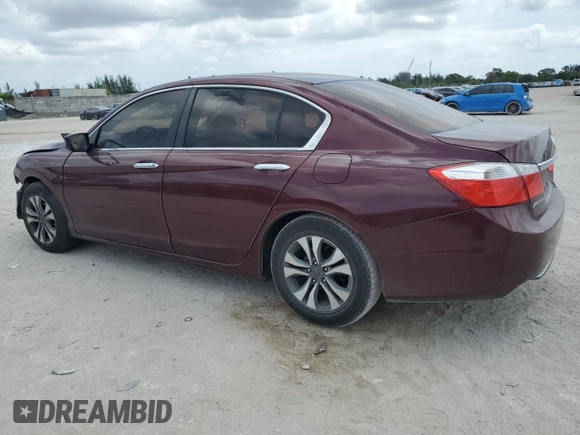 2015 Honda Accord Sedan LX with VIN 1HGCR2F36FA237211, listed as a Copart auction lot 53950105 with 89,639 mi miles and Salvage Title. Bid and sale history available at carsss.com. Image 2.