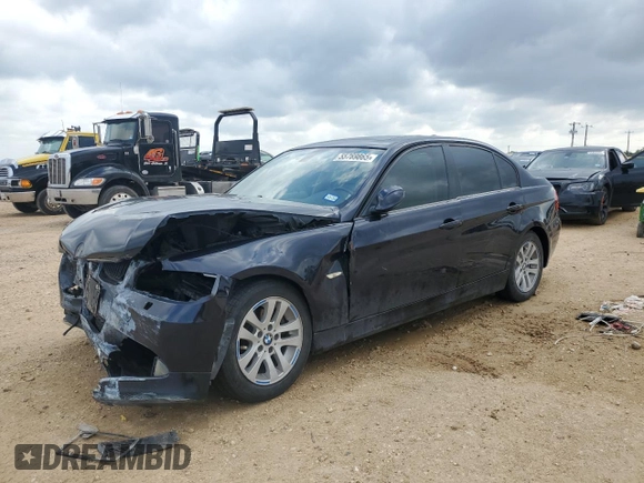 2007 BMW 3 Series 328xi with VIN WBAVC93567KX57005, listed as a Copart auction lot 55769865 with Not provided miles and Non repairable. Bid and sale history available at DreamBid. Image 1.