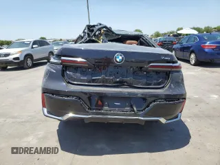2023 BMW 7 Series 740i with VIN WBA23EH07PCL47297, listed as a Copart auction lot 60743543 with Not Provided miles and . Bid and sale history available at DreamBid. Image 6.