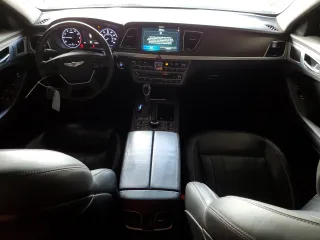 2015 Hyundai Genesis 3.8L with VIN KMHGN4JE0FU094296, listed as a Copart auction lot 51347655 with 89,840 mi miles and Salvage Title. Bid and sale history available at DreamBid. Image 8.