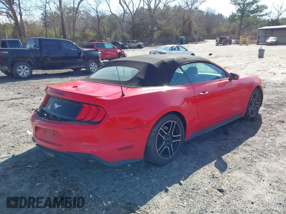 2018 Ford Mustang EcoBoost Premium with VIN 1FATP8UH6J5136067, listed as a IAAI auction lot 41747202 with 174,000 mi miles and . Bid and sale history available at carsss.com. Image 4.