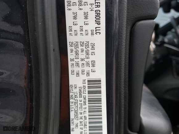 2015 Jeep Grand Cherokee Limited with VIN 1C4RJFBG7FC605657, listed as a Copart auction lot 48237415 with 158,462 mi miles and Salvage Title. Bid and sale history available at carsss.com. Image 13.