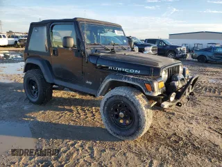 2004 Jeep Wrangler Rubicon with VIN 1J4FA69S44P763015, listed as a Copart auction lot 89250905 with 111,528 mi miles and Salvage Title. Bid and sale history available at carsss.com. Image 4.