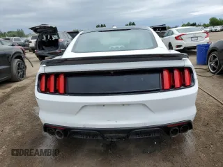 2016 Ford Mustang GT with VIN 1FA6P8CFXG5297026, listed as a Copart auction lot 61017575 with 124,367 mi miles and Salvage title. Bid and sale history available at DreamBid. Image 6.