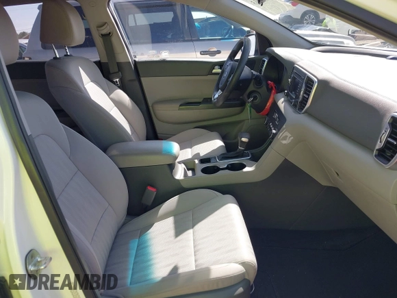 2019 Kia Sportage LX with VIN KNDPM3AC3K7536691, listed as a IAAI auction lot 41733413 with 77,095 mi miles. Bid and sale history available at carsss.com. Image 5.