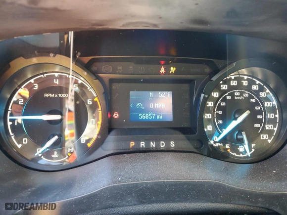 2022 Ford Ranger XL with VIN 1FTER1EH8NLD41152, listed as a Copart auction lot 81456204 with 56,857 mi miles and Salvage Title. Bid and sale history available at carsss.com. Image 9.