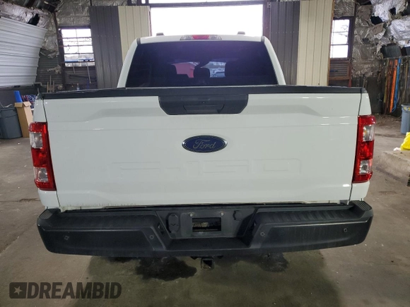 2022 Ford F-150 XL with VIN 1FTFW1E57NKD28966, listed as a Copart auction lot 55878125 with 77,121 mi miles and Salvage title. Bid and sale history available at DreamBid. Image 6.