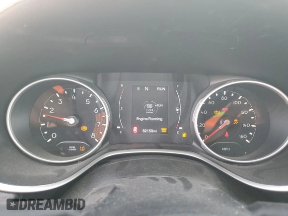 2020 Jeep Compass Latitude with VIN 3C4NJDBB6LT157600, listed as a Copart auction lot 52411235 with 82,159 mi miles and Salvage title. Bid and sale history available at DreamBid. Image 9.