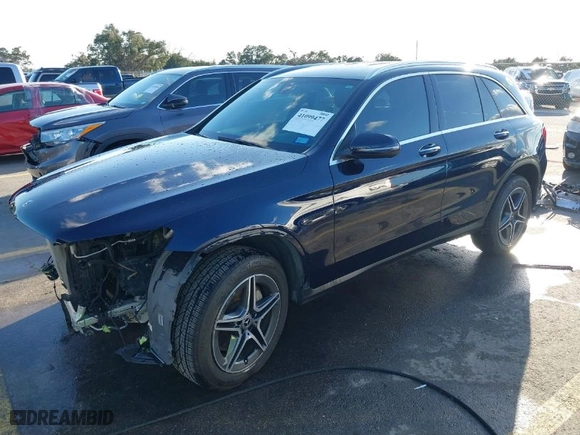 2020 Mercedes-Benz GLC with VIN W1N0G8DB2LF780664, listed as a IAAI auction lot 41099477 with 45,729 mi miles. Bid and sale history available at carsss.com. Image 2.