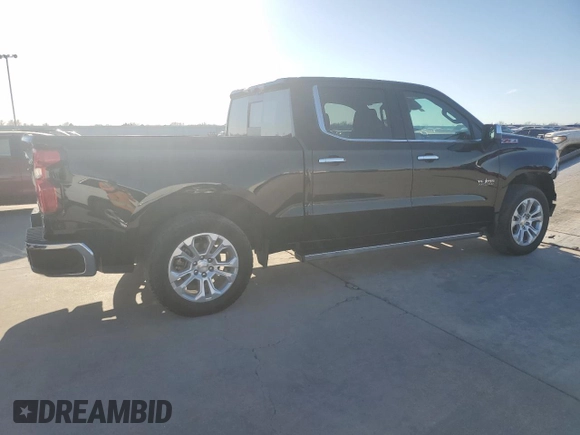 2023 Chevrolet Silverado 1500 LTZ with VIN 3GCUDGE85PG123781, listed as a Copart auction lot 48239425 with 46,606 mi miles and Clean Title. Bid and sale history available at carsss.com. Image 3.