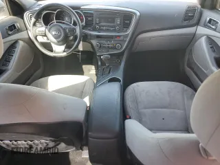 2014 Kia Optima LX with VIN 5XXGM4A75EG299240, listed as a Copart auction lot 52168545 with 140,196 mi miles and Salvage Title. Bid and sale history available at carsss.com. Image 8.