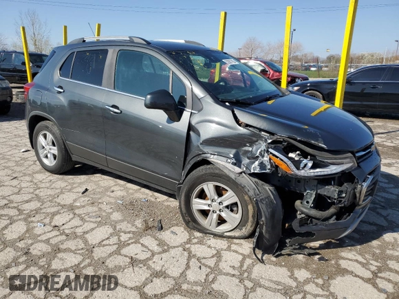 2017 Chevrolet Trax LT with VIN 3GNCJLSB9HL221757, listed as a Copart auction lot 52067785 with 89,750 mi miles and Salvage Title. Bid and sale history available at DreamBid. Image 4.