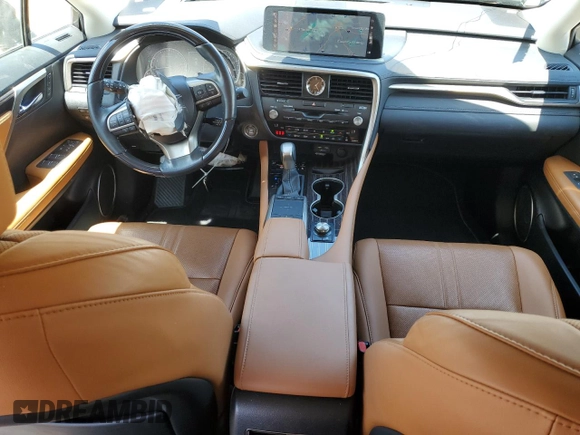 2021 Lexus RX 350 with VIN 2T2JZMAA7MC198902, listed as a Copart auction lot 59238005 with 44,127 mi miles and Salvage title. Bid and sale history available at DreamBid. Image 8.