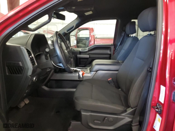 2020 Ford F-150 XL with VIN 1FTEW1EPXLFB44463, listed as a Copart auction lot 50189735 with 42,042 mi miles and Salvage Title. Bid and sale history available at carsss.com. Image 7.