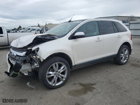 2014 Ford Edge SEL with VIN 2FMDK3JC0EBA10616, listed as a Copart auction lot 48384785 with 95,850 mi miles and Salvage Title. Bid and sale history available at carsss.com. Image 1.