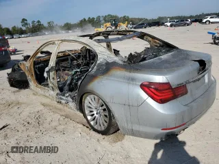 2013 BMW 7 Series 740Li with VIN WBAYE4C59DD137002, listed as a Copart auction lot 82580744 with Not provided miles and Non repairable. Bid and sale history available at DreamBid. Image 2.