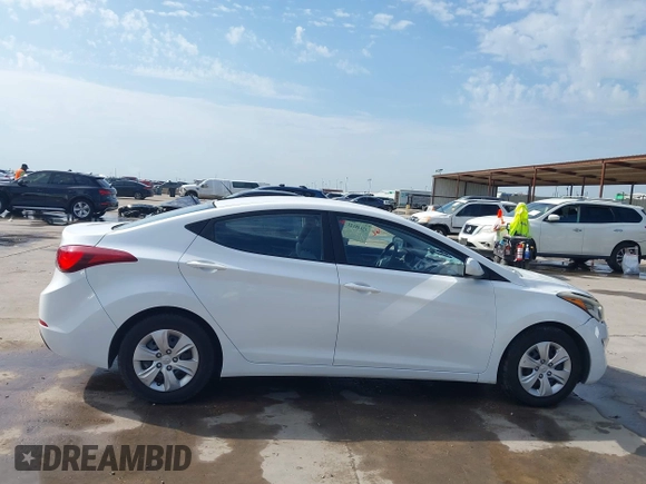 2016 Hyundai Elantra SE with VIN 5NPDH4AEXGH726523, listed as a IAAI auction lot 42648121 with 109,382 mi miles and . Bid and sale history available at DreamBid. Image 14.