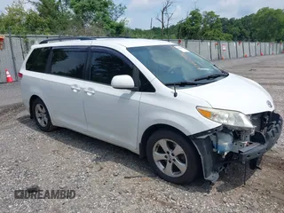 2013 Toyota Sienna LE AAS with VIN 5TDKK3DC6DS351233, listed as a IAAI auction lot 42652981 with 385,791 mi miles and . Bid and sale history available at DreamBid. Image 1.