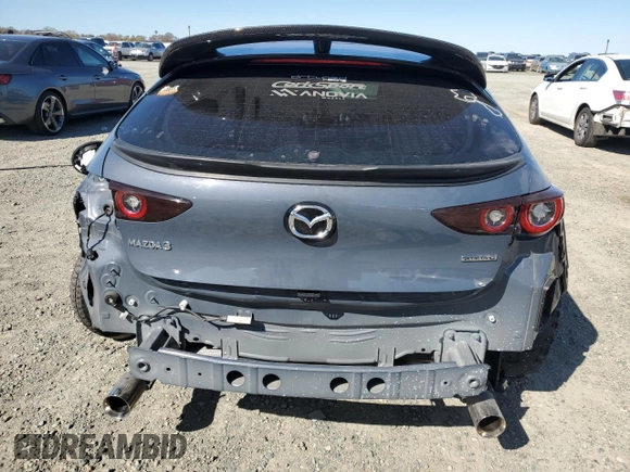 2022 Mazda Mazda3 Hatchback Premium with VIN JM1BPAML3N1501092, listed as a Copart auction lot 48349425 with 50,485 mi miles and Salvage Title. Bid and sale history available at carsss.com. Image 6.