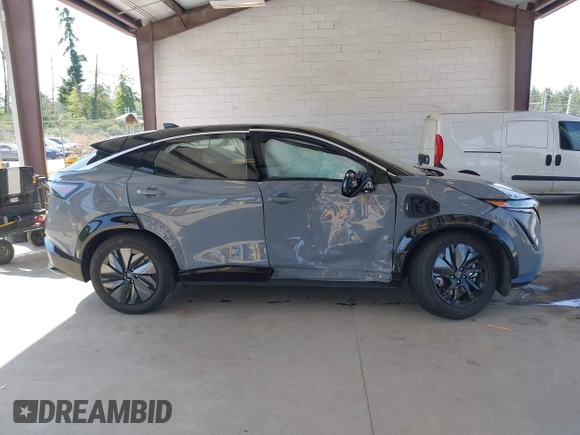 2024 Nissan ARIYA Engage with VIN JN1AF0BA4RM435508, listed as a IAAI auction lot 42572785 with 9,289 mi miles and . Bid and sale history available at DreamBid. Image 14.