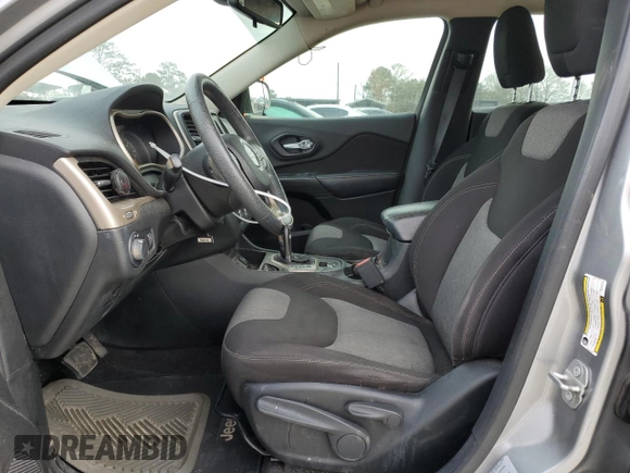 2016 Jeep Cherokee Altitude with VIN 1C4PJLAB6GW370275, listed as a Copart auction lot 44745235 with 148,354 mi miles and Salvage Title. Bid and sale history available at carsss.com. Image 7.
