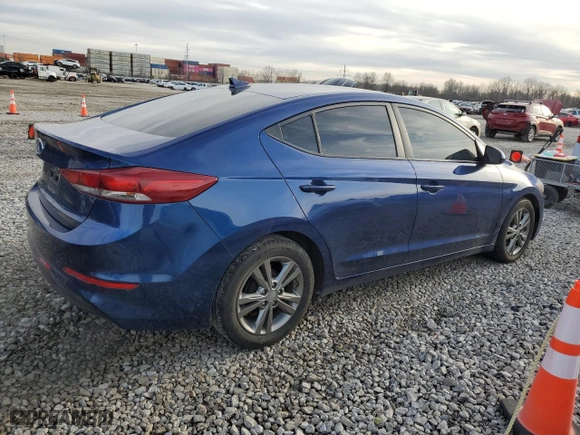 2017 Hyundai Elantra SE with VIN 5NPD84LF0HH107937, listed as a Copart auction lot 50074435 with 79,018 mi miles and Salvage Title. Bid and sale history available at carsss.com. Image 3.