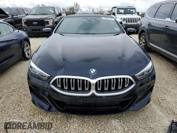 2024 BMW 8 Series 840i with VIN WBADZ2C01RCP02318, listed as a Copart auction lot 75261724 with 4,357 mi miles and Salvage Title. Bid and sale history available at carsss.com. Image 5.