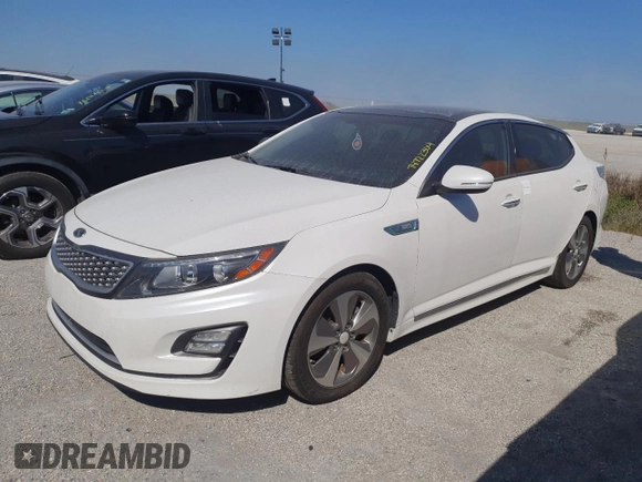 2014 Kia Optima Hybrid EX with VIN KNAGN4AD5E5066639, listed as a Copart auction lot 74722304 with 0 mi miles and Salvage Title. Bid and sale history available at carsss.com. Image 1.