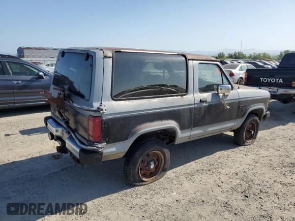 1984 Ford Bronco with VIN 1FMCU14S6EUA81956, listed as a Copart auction lot 53947335 with 2,868 mi miles and Clean title. Bid and sale history available at DreamBid. Image 3.