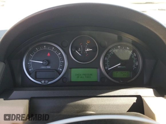 2006 Land Rover LR3 HSE with VIN SALAG25496A381575, listed as a Copart auction lot 63529735 with 154,930 mi miles and Salvage title. Bid and sale history available at DreamBid. Image 9.