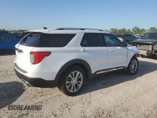 2022 Ford Explorer Limited with VIN 1FMSK7FH3NGA64018, listed as a Copart auction lot 51852355 with 54,665 mi miles and Salvage Title. Bid and sale history available at carsss.com. Image 3.