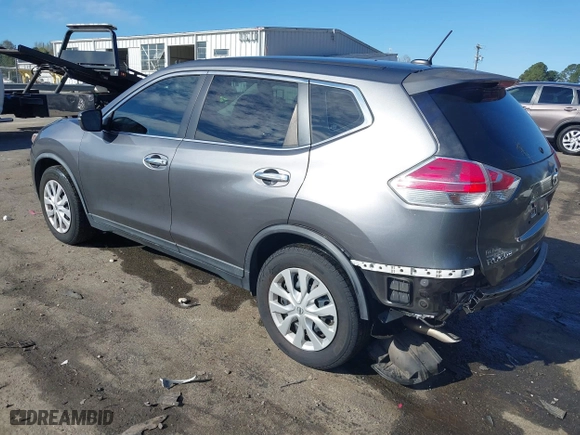 2015 Nissan Rogue S with VIN KNMAT2MT8FP528798, listed as a IAAI auction lot 41878426 with 75,806 mi miles. Bid and sale history available at carsss.com. Image 3.